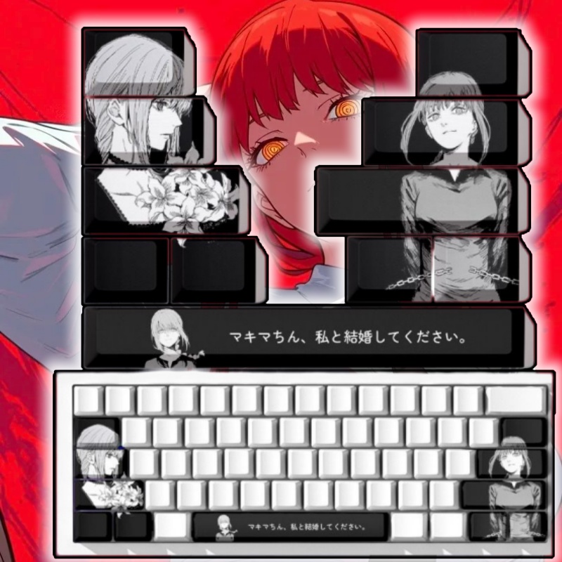 Jjk Gaming Accessories - Teclas de Anime con Temática de