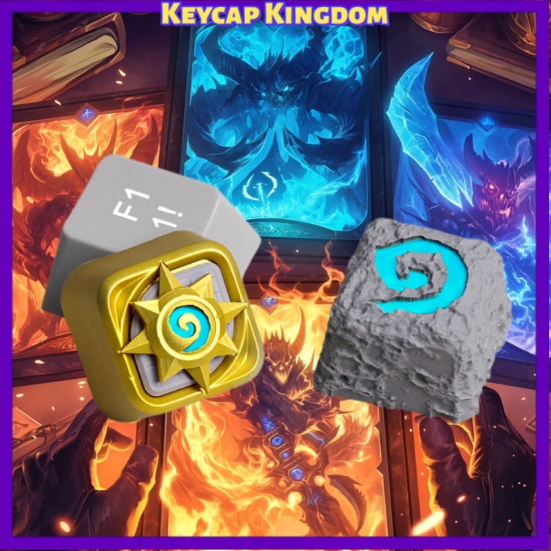 Gaming Accessories To 3D Print - Teclas Personalizadas Hearthstone WOW, Teclas Artesanales
