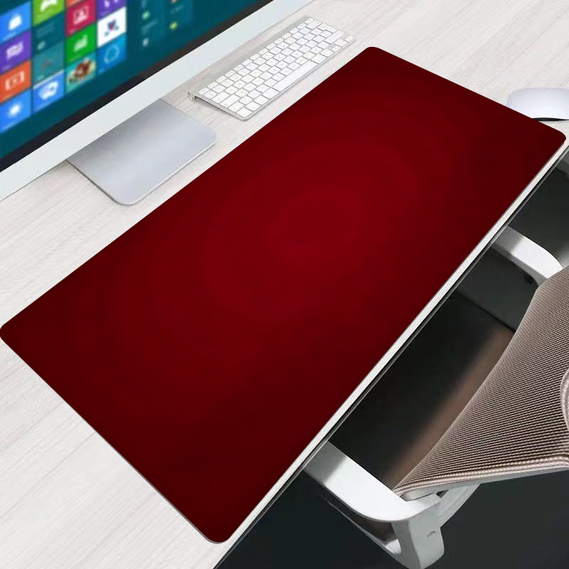 Gaming Accessories For Laptop - Alfombrilla de ratón roja para oficina,