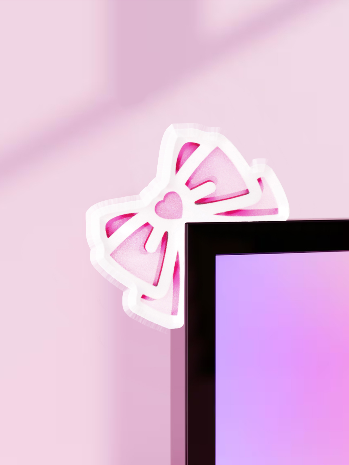Gaming Accessories For Pc Setup - Decoración de Monitor de arco Kawaii,