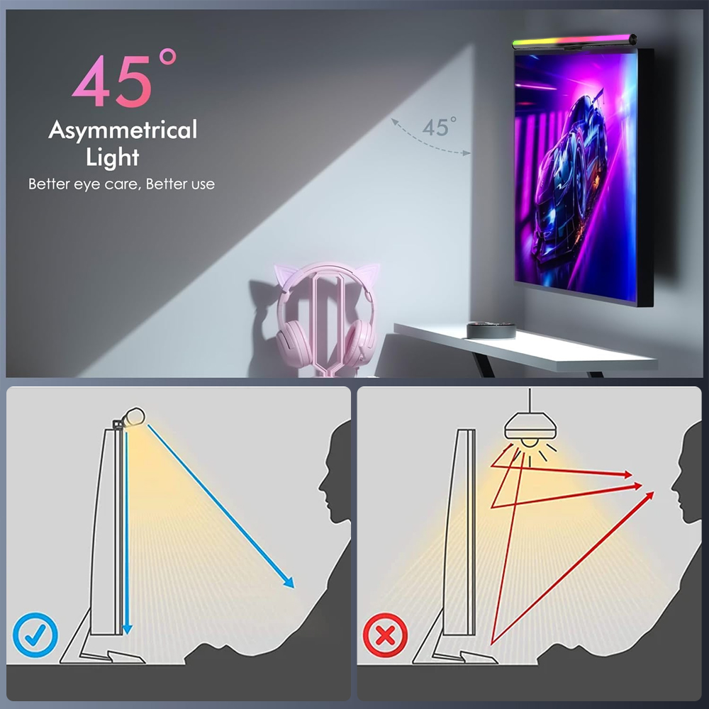 Barra de Luz LED para Monitor  - Accessories For Your Gaming Room reseña y precio