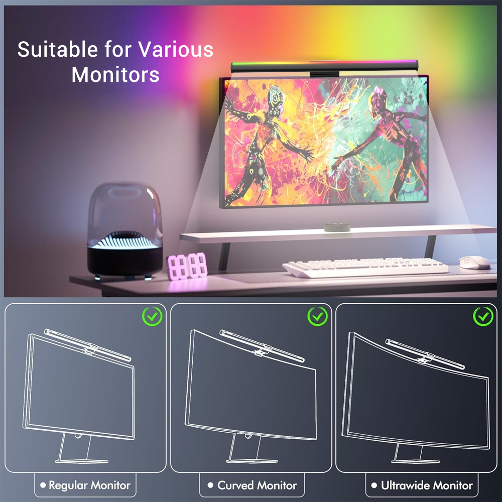 Barra de Luz LED para Monitor  - Accessories For Your Gaming Room reseña y precio