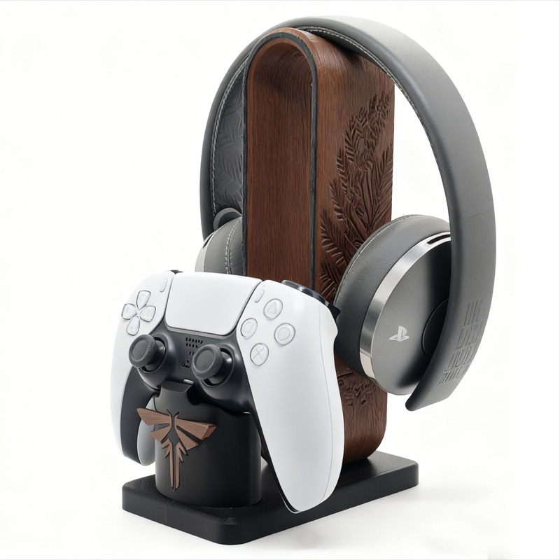 Soporte para auriculares con m - Gaming Accessories Logo reseña y precio
