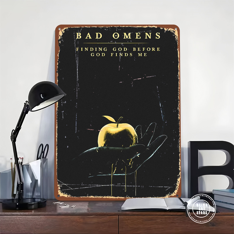 Póster de Bad Omens, arte de p - Omen Gaming Accessories reseña y precio