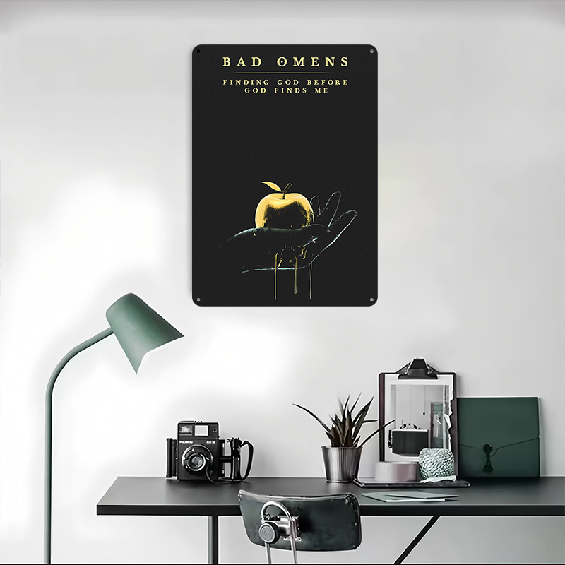 Póster de Bad Omens, arte de p - Omen Gaming Accessories reseña y precio